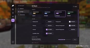 Saturn Client screenshot