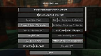 Clouser settings locker screenshot