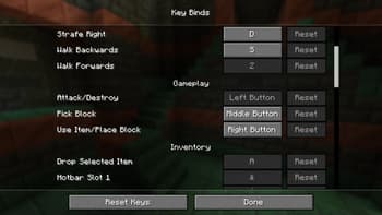 Clouser settings locker screenshot