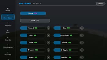 PVP Tweaks screenshot