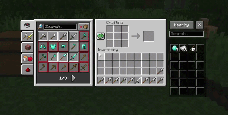 Nearby Chest Crafting screenshot