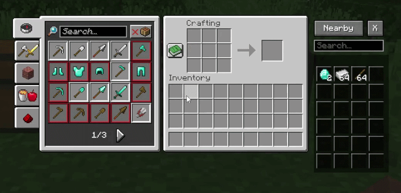 Nearby Chest Crafting screenshot