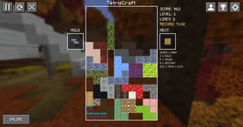 TetrisCraft screenshot