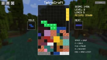 TetrisCraft screenshot