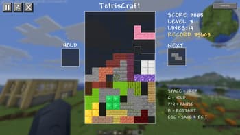TetrisCraft screenshot