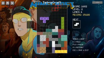 TetrisCraft screenshot