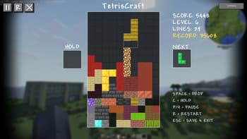 TetrisCraft screenshot