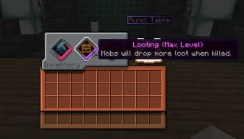 MC Dungeons Enchanting screenshot