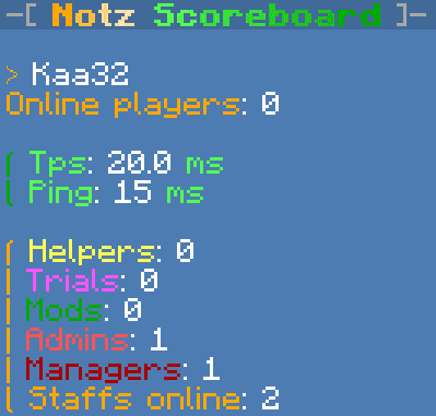 NotzScoreboard screenshot
