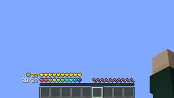 Rainbow Health Bar - Custom Hearts screenshot