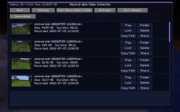Record-able screenshot