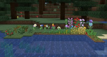 Biome-colored flowers & plants screenshot