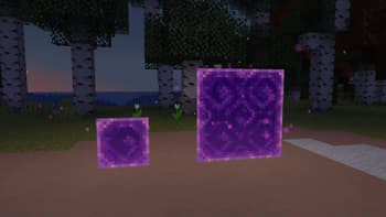 Glowy Nether Portals screenshot