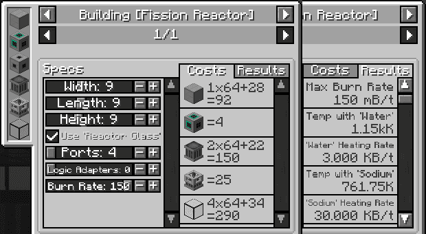 Just Enough Mekanism Multiblocks screenshot