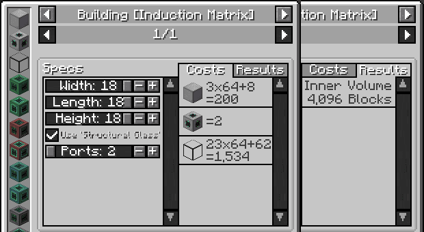 Just Enough Mekanism Multiblocks screenshot