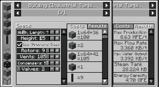 Just Enough Mekanism Multiblocks screenshot
