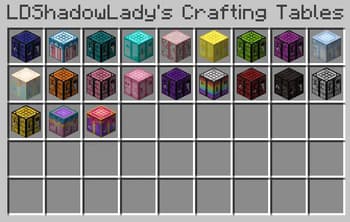 LDShadowLady's More Crafting Tables! Rebrushed screenshot