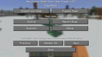 New Custom Music Client Side Player screenshot