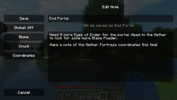 Notes screenshot