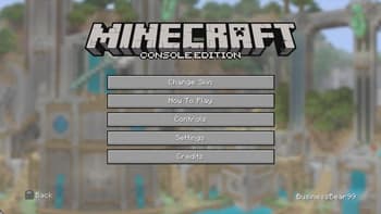 Legacy Console Edition Logo / Title screenshot