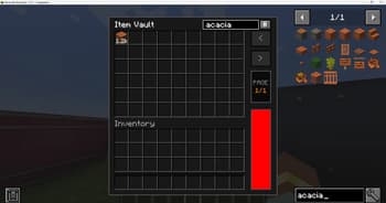 Create: Vault UI screenshot