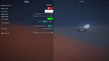 Widgets screenshot