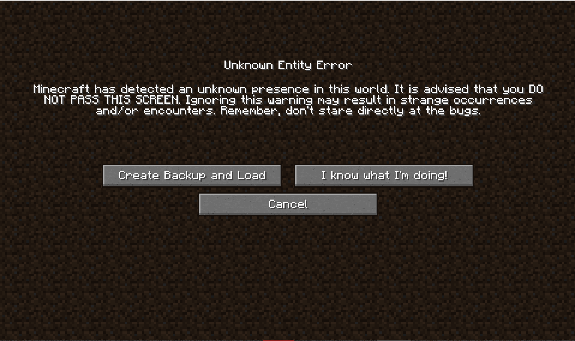 Horror + screenshot