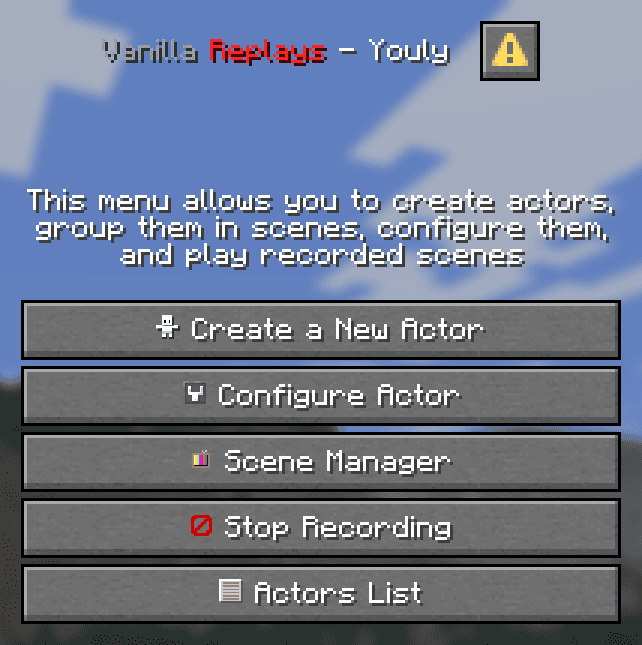 Vanilla Replays screenshot