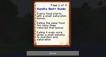 Vanilla Diet+ screenshot