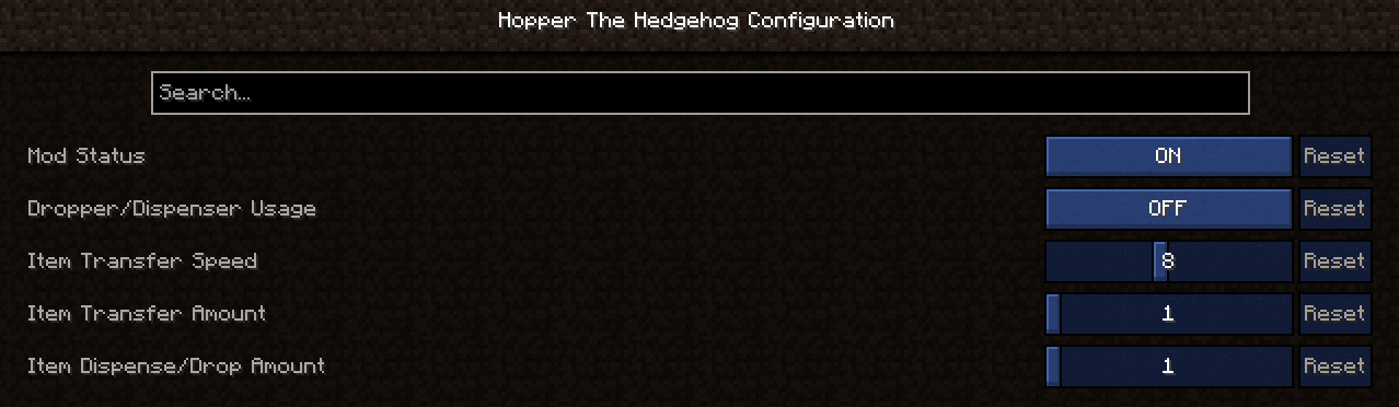 Hopper The Hedgehog (Faster Hoppers/Dispensers) screenshot