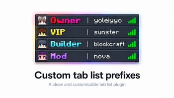 LuckPermsPrefixes screenshot