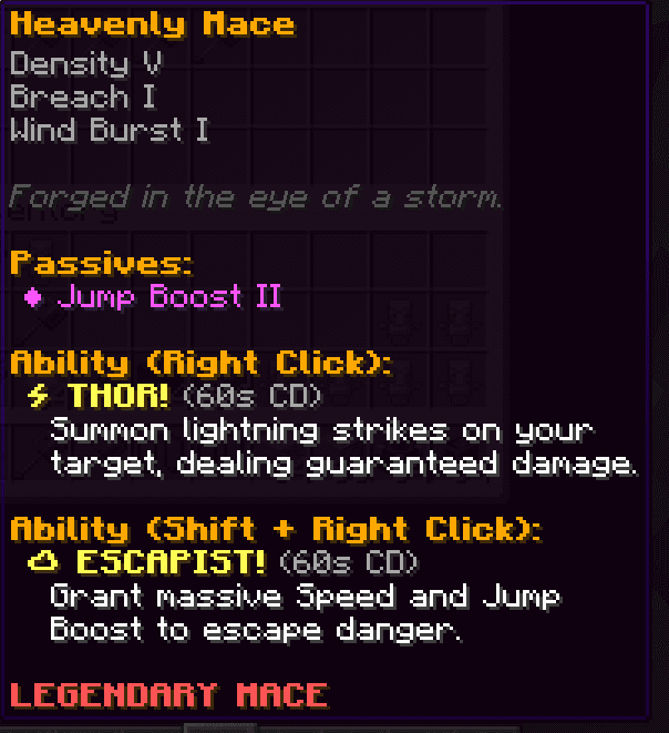 Legendary Maces screenshot