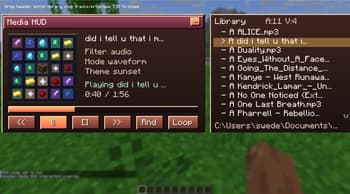 Media HUD screenshot