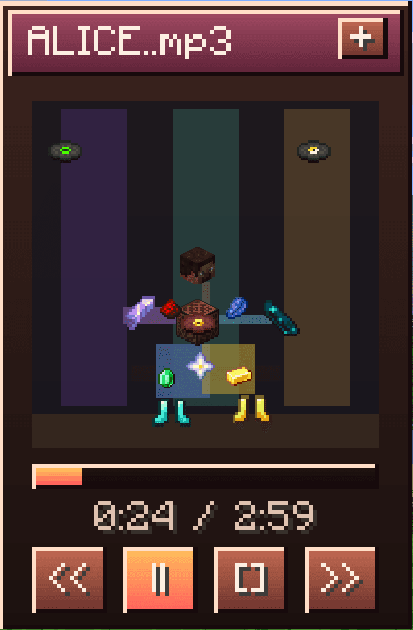Media HUD screenshot