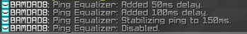 Ravenclaw's Ping Equalizer screenshot