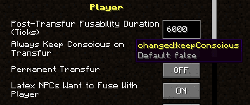 Changed: Minecraft Mod screenshot