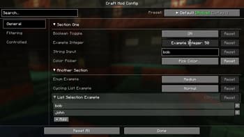 Craft Config Lib screenshot