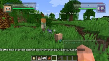 Cobblemon Trainer Battle screenshot