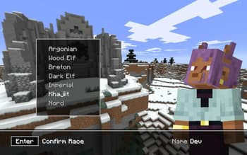 The Ender Scrolls - Skyrimcraft screenshot