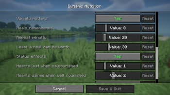 Dynamic Nutrition screenshot