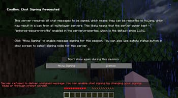 No Chat Reports screenshot
