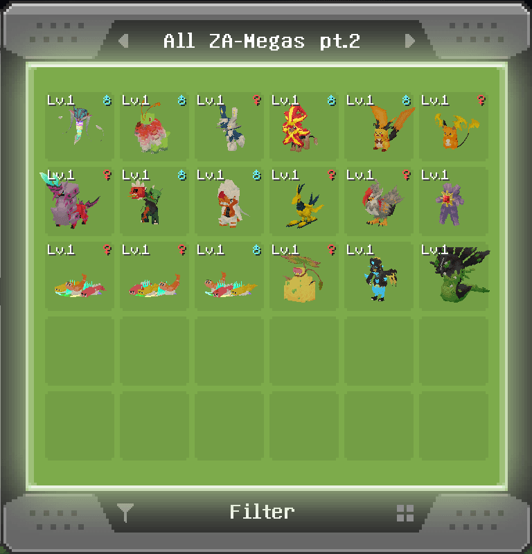 Cosmetic Megas [Cobblemon] screenshot