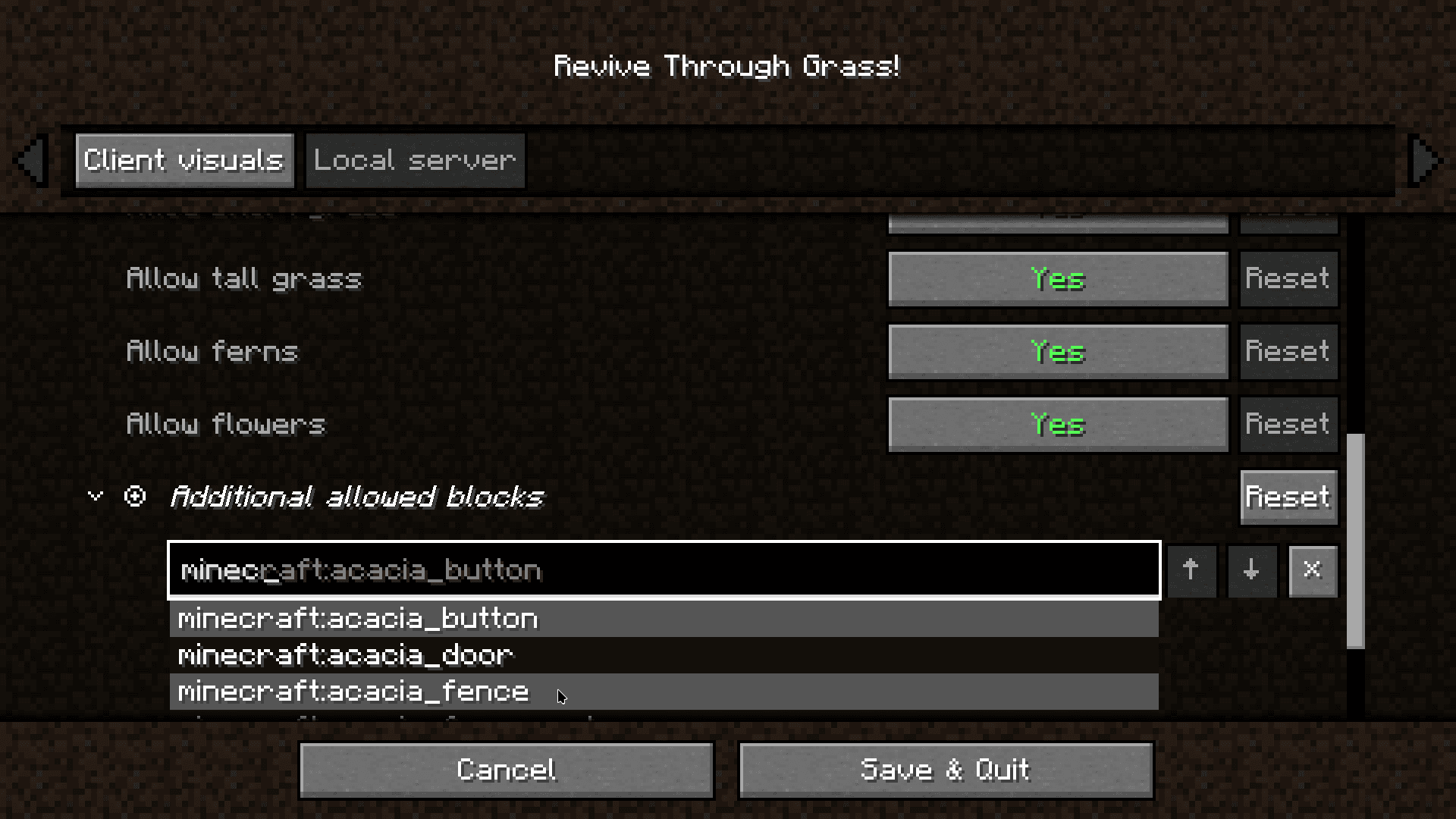 Revive Through Grass! [PlayerRevive add-on] screenshot