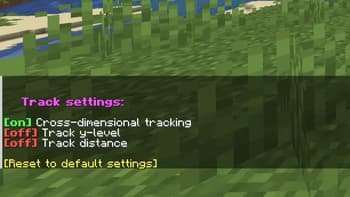 Player tracking compass screenshot