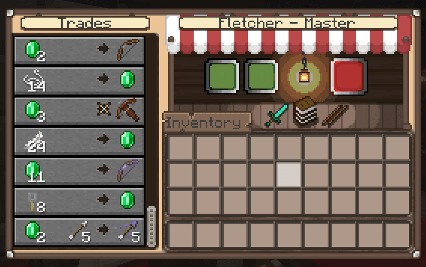 [Moonsu] Better GUI for Villagers! screenshot
