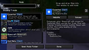 Motifity's GUI (Simple GUI) screenshot