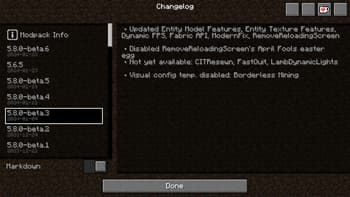 Modpack Update Checker screenshot
