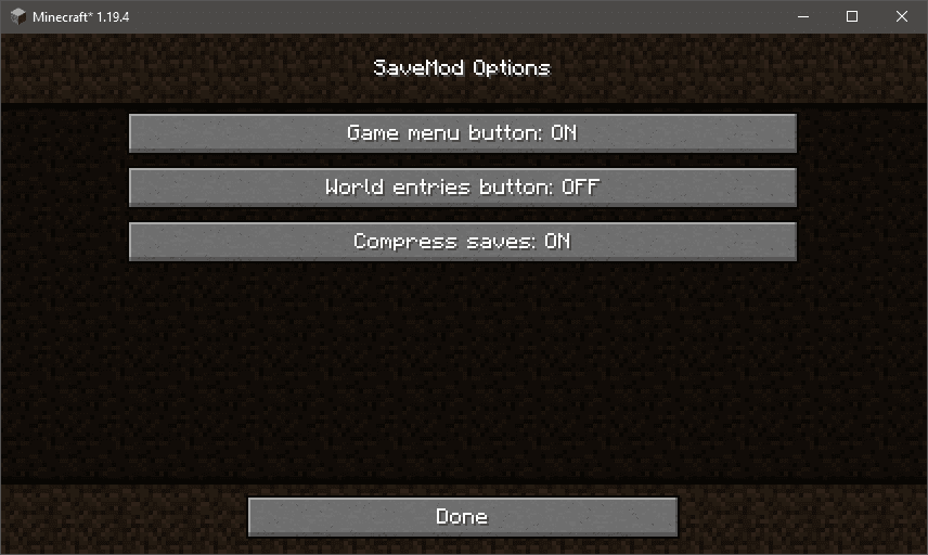 SaveMod screenshot