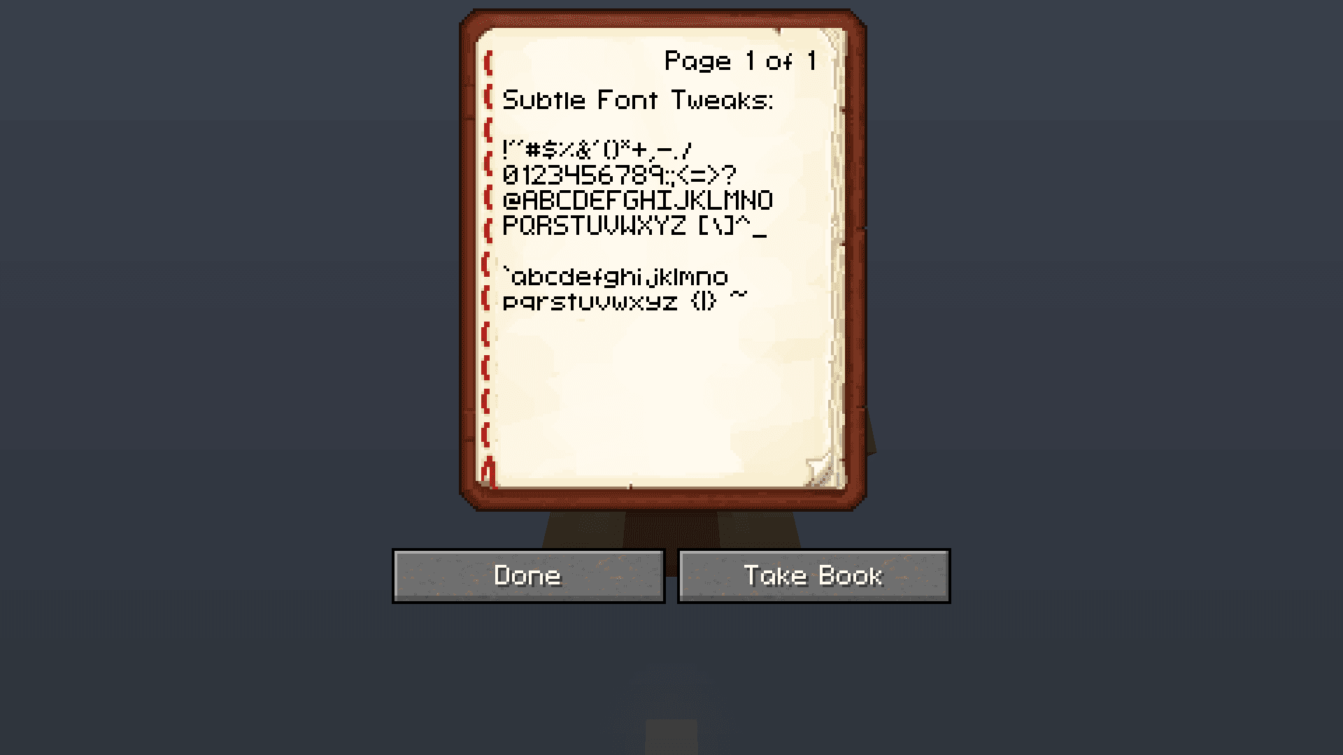 Subtle Font Tweaks screenshot