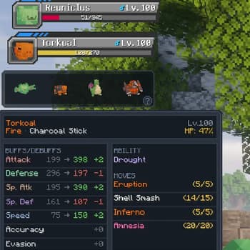 Cobblemon: Extended Battle UI screenshot